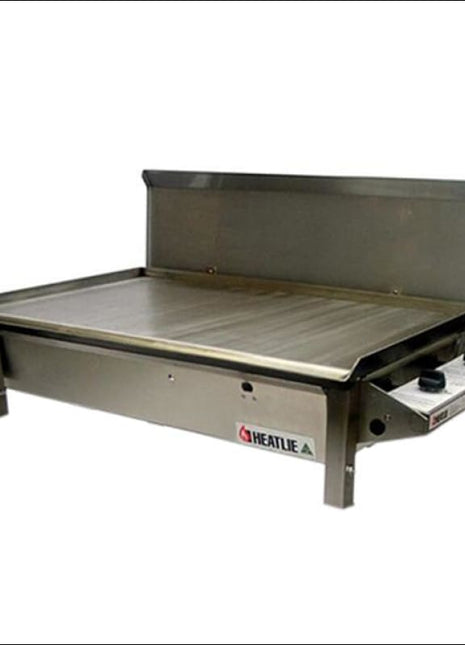 Heatlie 850 Stainless Steel | INBUILT flat plate BBQ with lid Gas Barbecues Heatlie   