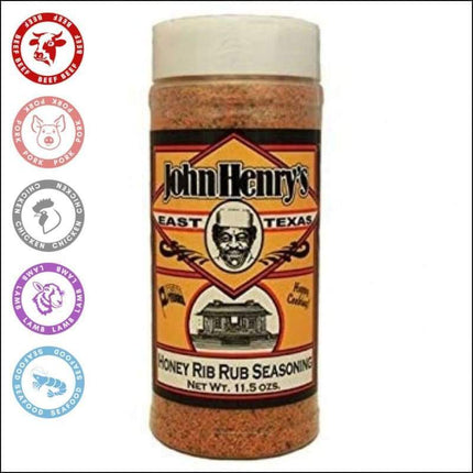 John Henry's Honey Rib Rub BBQ Rubs and Sauces Hark   