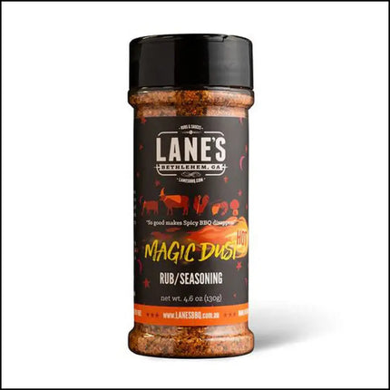LANES MAGIC DUST HOT RUB BBQ Rubs and Sauces Lane's BBQ   