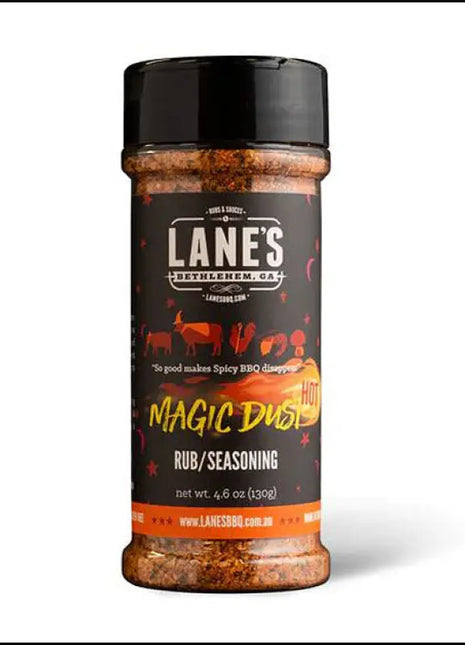 LANES MAGIC DUST HOT RUB BBQ Rubs and Sauces Lane's BBQ   