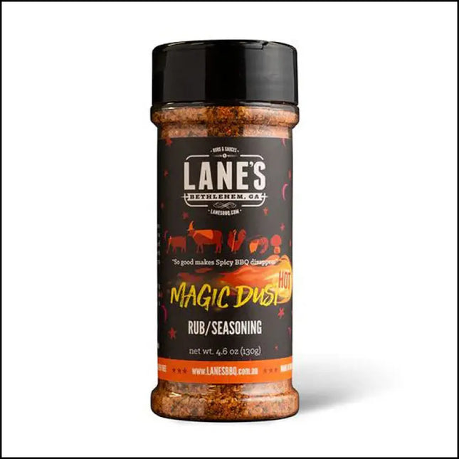 LANES MAGIC DUST HOT RUB BBQ Rubs and Sauces Lane's BBQ   