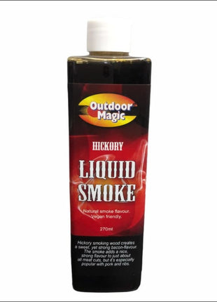 Outdoor Magic Liquid Smoke Hickory BBQ Rubs and Sauces S & D Berg   