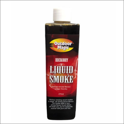 Outdoor Magic Liquid Smoke Hickory BBQ Rubs and Sauces S & D Berg   