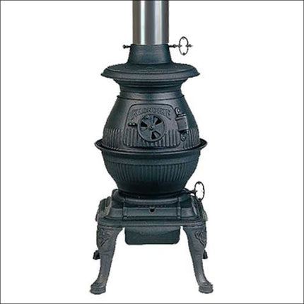 Masport KLONDIKE | Small Radiant | cast iron pot-belly wood fire Wood Heater Masport Heating   