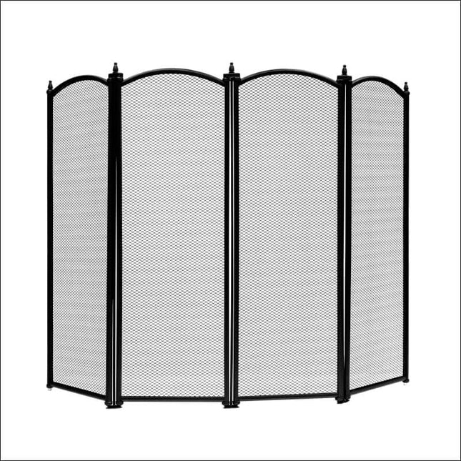 4 Panel Firescreen 60cm Accessories for Heaters S & D Berg