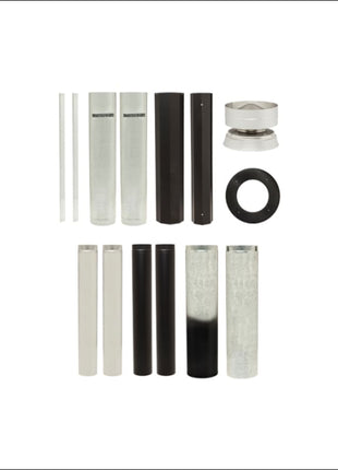 Maxiheat 6 inch Flue Kit | Air Cooled | Charcoal Wood Heater Maxiheat   