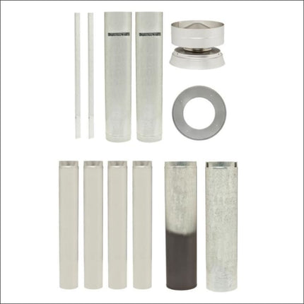 Maxiheat 6 inch Flue Kit | Air Cooled | Stainless Steel Wood Heater Maxiheat   