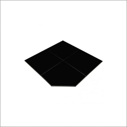 Maxiheat Corner Hearth | Gloss Black Accessories for Heaters Maxiheat   