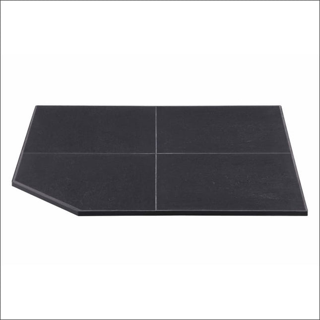 Maxiheat Corner Hearth | Matt Grey Accessories for Heaters Maxiheat   