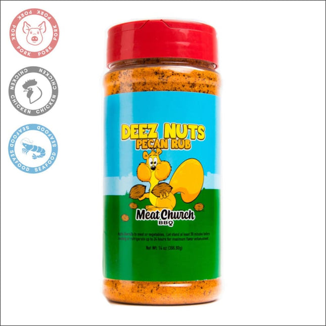 Meat Church Deez Nuts BBQ Rubs and Sauces The Que Club   