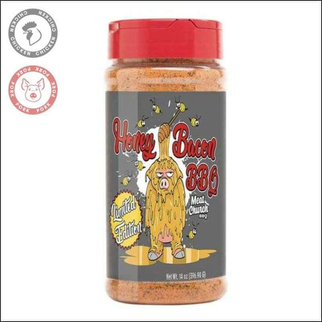 Meat Church's Honey Bacon BBQ Rubs and Sauces The Que Club   