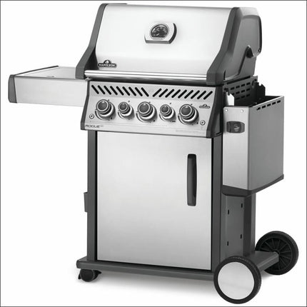 Napoleon Rogue RSE 425 3 Burner SS BBQ with Side Burner Stainless Steel Gas Barbecues Napoleon   