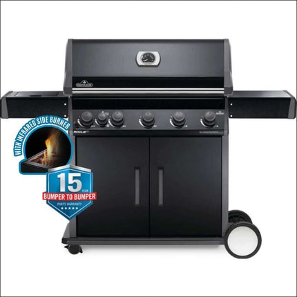 Napoleon Rogue RXT625SIBPK 5 Burner BBQ with Infrared Side Burner Gas Barbecues Napoleon   