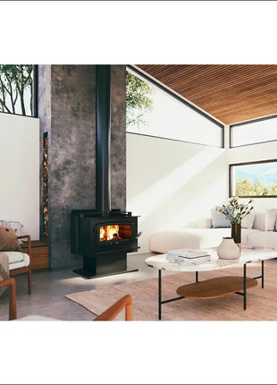 Nectre MEGA - Pedestal - Heats up to 340m² Wood Heater Nectre