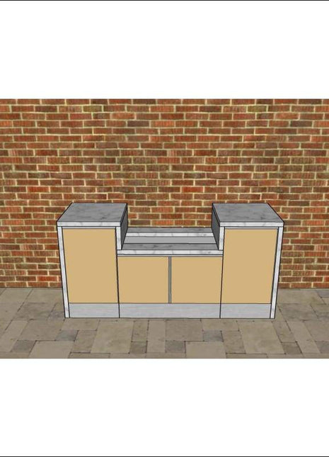 Outdoor Kitchen - Ecco 1, up to 2045mm  Hot Things - Barbecues, Heaters, Outdoor Kitchens   