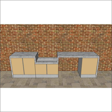 Outdoor Kitchen - Ecco 10, up to 3545mm  Hot Things - Barbecues, Heaters, Outdoor Kitchens   