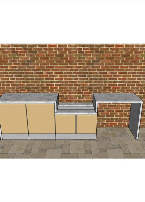 Outdoor Kitchen - Ecco 12, up to 3295mm Hot Things - Barbecues, Heaters, Outdoor Kitchens