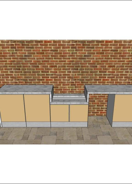 Outdoor Kitchen - Ecco 13, up to 3595mm Hot Things - Barbecues, Heaters, Outdoor Kitchens