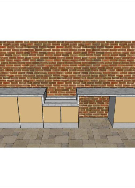 Outdoor Kitchen - Ecco 14, up to 3895mm Hot Things - Barbecues, Heaters, Outdoor Kitchens