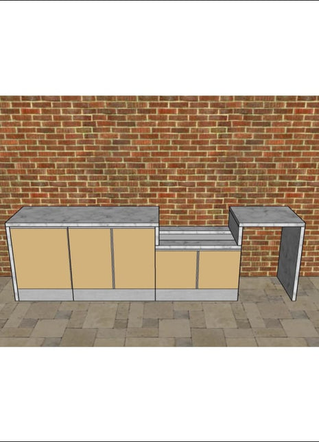 Outdoor Kitchen - Ecco 15, up to 3295mm Hot Things - Barbecues, Heaters, Outdoor Kitchens