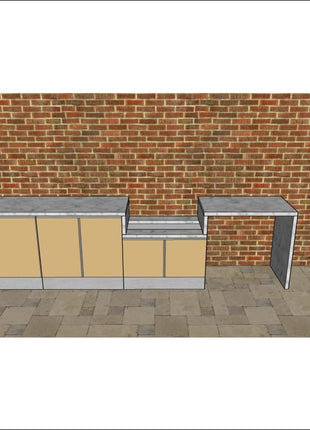 Outdoor Kitchen - Ecco 16, up to 3595mm Hot Things - Barbecues, Heaters, Outdoor Kitchens