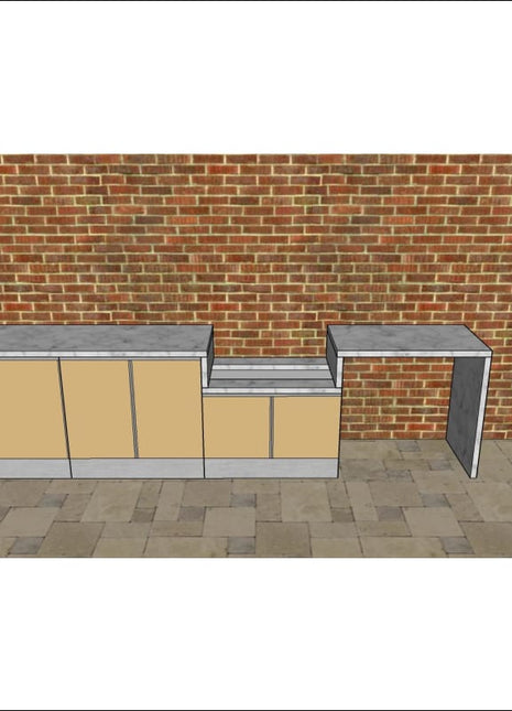 Outdoor Kitchen - Ecco 16, up to 3595mm Hot Things - Barbecues, Heaters, Outdoor Kitchens