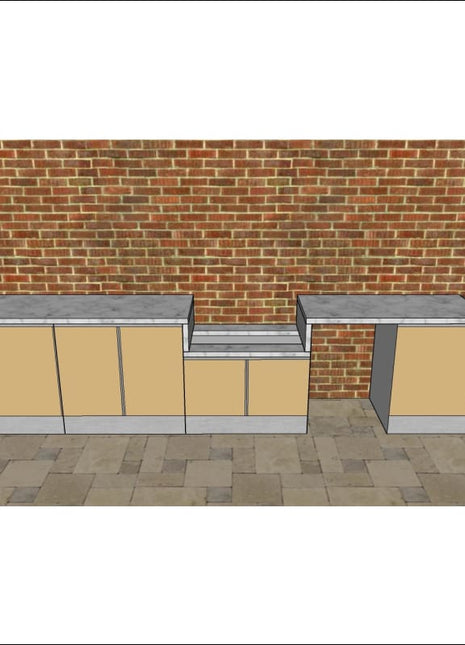 Outdoor Kitchen - Ecco 17, up to 3895mm Hot Things - Barbecues, Heaters, Outdoor Kitchens