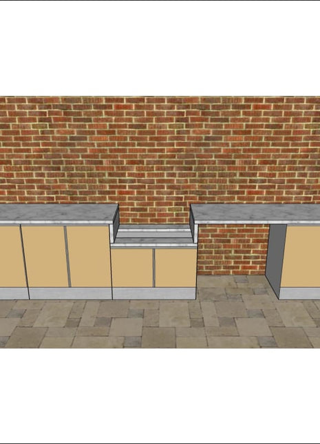 Outdoor Kitchen - Ecco 18, up to 4195mm Hot Things - Barbecues, Heaters, Outdoor Kitchens