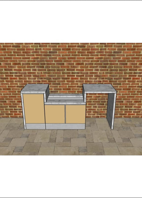 Outdoor Kitchen - Ecco 2, up to 2245mm Hot Things - Barbecues, Heaters, Outdoor Kitchens