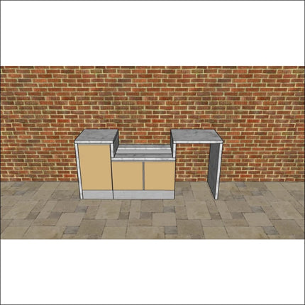 Outdoor Kitchen - Ecco 2, up to 2245mm Hot Things - Barbecues, Heaters, Outdoor Kitchens