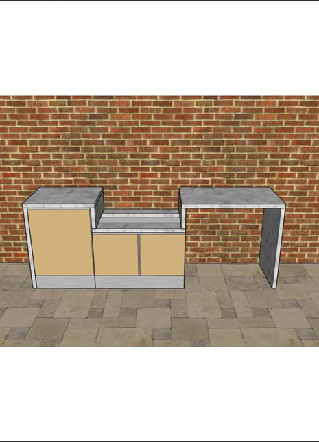 Outdoor Kitchen - Ecco 4, up to 2695mm Hot Things - Barbecues, Heaters, Outdoor Kitchens