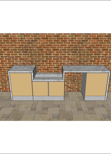 Outdoor Kitchen - Ecco 5, up to 2995mm Hot Things - Barbecues, Heaters, Outdoor Kitchens