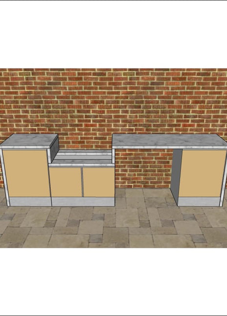 Outdoor Kitchen - Ecco 6, up to 3295mm Hot Things - Barbecues, Heaters, Outdoor Kitchens