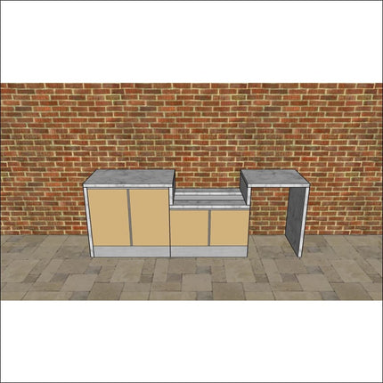 Outdoor Kitchen - Ecco 7, up to 2645mm  Hot Things - Barbecues, Heaters, Outdoor Kitchens Barbecues and Heaters   