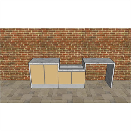 Outdoor Kitchen - Ecco 8, up to 2945mm  Hot Things - Barbecues, Heaters, Outdoor Kitchens   