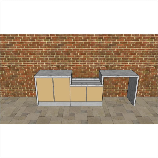 Outdoor Kitchen - Ecco 8, up to 2945mm  Hot Things - Barbecues, Heaters, Outdoor Kitchens   