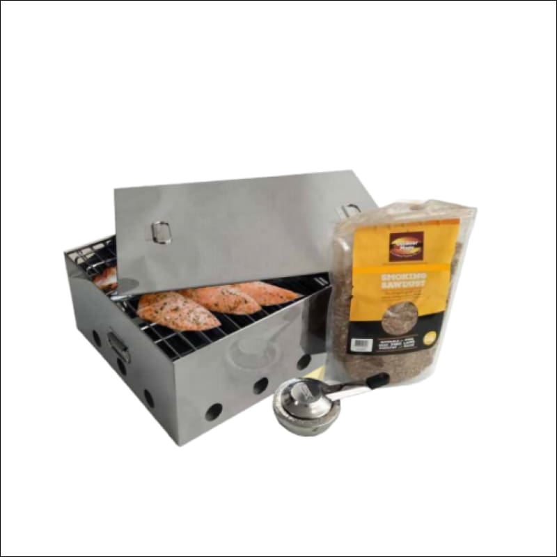 S & D Berg: Outdoor Magic Stainless Steel Fish Smoker: FISHSSSM Accessories for Barbecues – Hot Things