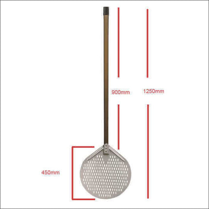 Pizza Oven Turner 1250mm long | Outdoor Magic Accessories for Barbeques S & D Berg   