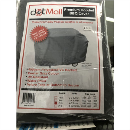 Premium Hooded Barbecue Cover 4-6 Burner Covers S & D Berg   