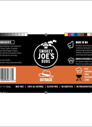 Smokey Joe's Aussie Outback BBQ Rubs and Sauces Smokey Joe's   