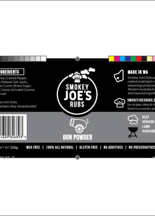 Smokey Joe's Gun Powder BBQ Rubs and Sauces Smokey Joe's   