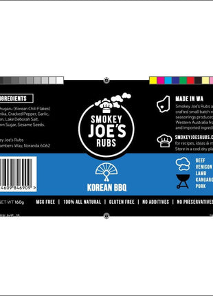 Smokey Joe's Rubs Korean BBQ BBQ Rubs and Sauces Smokey Joe's   