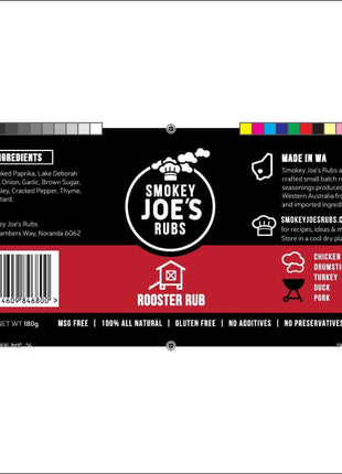 Smokey Joe's Rooster Rub BBQ Rubs and Sauces Smokey Joe's   
