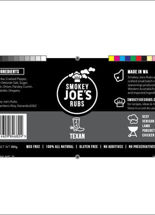 Smokey Joe's Texan Rub BBQ Rubs and Sauces Smokey Joe's   
