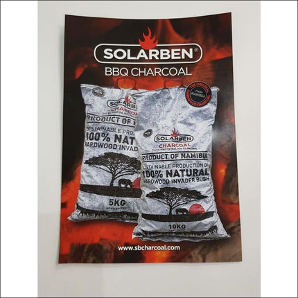 Solarben Charcoal - 10 kg Bags Barbecue Fuel Solarben   