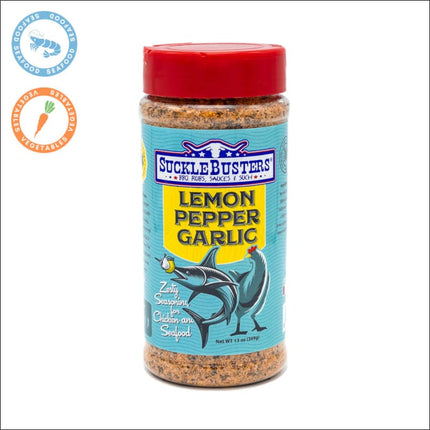SuckleBusters Lemon Pepper Garlic Rub BBQ Rubs and Sauces Hark   