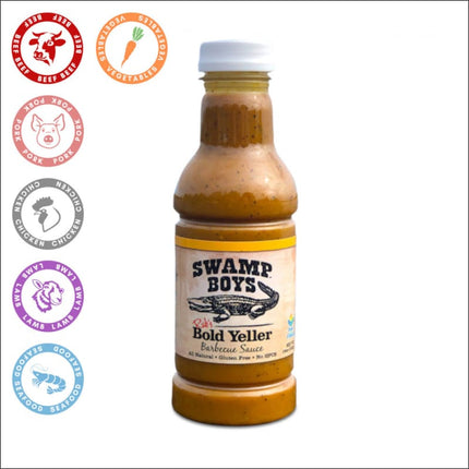 Swamp Boys Bold Yeller Sauce  Hot Things - Barbecues, Heaters, Outdoor Kitchens   
