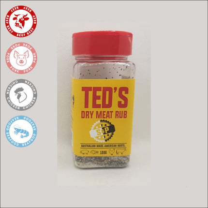 Ted's S&P | Dry BBQ Rub BBQ Rubs and Sauces Hot Things - Barbecues, Heaters, Outdoor Kitchens   
