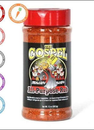 The Gospel All Purpose Rub BBQ Rubs and Sauces The Que Club   
