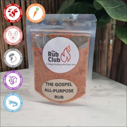 The Gospel All Purpose Rub Pack BBQ Rubs and Sauces The Que Club   